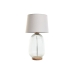 Bordslampa Home ESPRIT Beige Trä Glas 50 W 220 V 32 x 32 x 61 cm