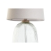 Bordslampa Home ESPRIT Beige Trä Glas 50 W 220 V 32 x 32 x 61 cm