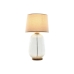 Bordslampa Home ESPRIT Beige Trä Glas 50 W 220 V 32 x 32 x 61 cm