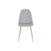 Chair Home ESPRIT Light grey Light brown 44 x 51,5 x 90,5 cm