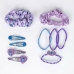 Accessoires pour les Cheveux Stitch Bleu Violet 10 Pièces