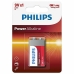 Алкална батерия Philips Batería 6LR61P1B/10 9V 6LR61