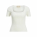 Dames-T-Shirt met Korte Mouwen Jxsky Ss Jack & Jones Cloud Dancer Warm wit