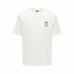 Kortærmet T-shirt til Mænd Only & Sons Onskace Rlx Hvid