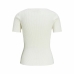 Dames-T-Shirt met Korte Mouwen Jxsky Ss Jack & Jones Cloud Dancer Warm wit