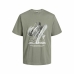 Kinder-T-Shirt met Korte Mouwen Jack & Jones Jcotint Tee Ss Kaki