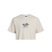 Kinder-T-Shirt met Korte Mouwen Jack & Jones Jcotint Tee Ss Crew Beige