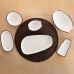 bandeja de aperitivos Ariane Vital Filo Branco Preto Cerâmica Alumina 17,3 x 2,6 x 10 cm (8 Unidades)