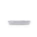 bandeja de aperitivos Ariane Vital Filo Branco Preto Cerâmica Alumina 17,3 x 2,6 x 10 cm (8 Unidades)