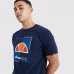 Camisola de Manga Curta Homem Ellesse Michaelo Azul Marinho