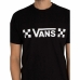 Heren-T-Shirt met Korte Mouwen Vans Drop V Che-b Zwart