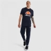 Heren-T-Shirt met Korte Mouwen Ellesse Dyne Donkerblauw