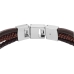 Bracciale Uomo Fossil JF04341040 Pelle Metallo