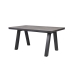 Eettafel Home ESPRIT Grijs Aluminium polyestyreen 160 x 90 x 77 cm