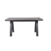 Blagavaonski stol Home ESPRIT Siva Aluminij polistiren 160 x 90 x 77 cm