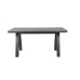 Eettafel Home ESPRIT Grijs Aluminium polyestyreen 160 x 90 x 77 cm