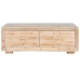 Hoofdtafel Home ESPRIT Natuurlijk Sparrenhout Hout MDF 130 x 70 x 46 cm