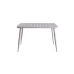 Mesa de Jantar Home ESPRIT Branco Alumínio 120 x 75 x 75 cm