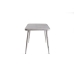 Mesa de Jantar Home ESPRIT Branco Alumínio 120 x 75 x 75 cm