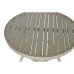 Mesa de apoio Home ESPRIT Branco Alumínio 70 x 70 x 75 cm