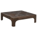 Centre Table Home ESPRIT Brown Wood 100 x 100 x 32 cm