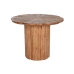 Mesa de Comedor Home ESPRIT Natural Madera 100 x 100 x 77 cm