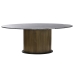 Dining Table Home ESPRIT Black Golden Brass Marble 200 x 110 x 76 cm