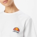 Kortærmet T-shirt til Kvinder Ellesse Annifa Hvid