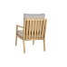 Armchair DKD Home Decor Natural Polyester 60 x 80 x 90 cm