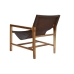 Lænestol DKD Home Decor Natur Mørkebrun Teak 66 x 73 x 77 cm