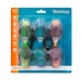 Bestway Gafa Natacion Set 3 Pcs Correa Silicona Color Surtido +7 Años Playa y Piscina 21096