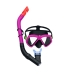 Snorkelbril en -buis voor Kinderen Bestway Blauw Fuchsia (1 Stuks)