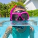 Snorkelbril en -buis voor Kinderen Bestway Blauw Fuchsia (1 Stuks)