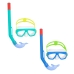Occhialini da Snorkeling e Boccaglio per Bambini Bestway Azzurro Turchese