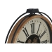 Nástenné hodiny Home ESPRIT Čierna Béžová Zlatá Prírodná Kov Drevo 74 x 9 x 91 cm