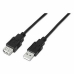 Forlængerledning TooQ FS20200M-B 1,8 m USB