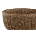 Σετ Καλαθιών Home ESPRIT Φυσικό Φυσική ίνα Boho 30 x 30 x 13 cm (3 Τεμάχια)