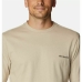 Lühikeste varrukatega T-särk, meeste Columbia Csc Basic Logo™ Helepruun Mägi