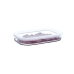 Rechthoekige lunchbox met deksel Quid Rico Transparant Plastic 22 x 16 x 3,5 cm