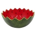 Ciotola per Aperitivi Home ESPRIT Rosso Verde Gres Anguria 23 x 23 x 9 cm