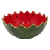 Schüssel für Vorspeisen Home ESPRIT Rot grün Steingut Wassermelone 23 x 23 x 9 cm