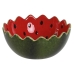Zdjelica za Grickalice Home ESPRIT Crvena Zelena Gres Keramika Lubenica 15 x 15 x 6,5 cm