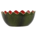 Aperitiefschaaltje Home ESPRIT Rood Groen Keramiek Watermeloen 15 x 15 x 6,5 cm