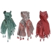 Doek Home ESPRIT Rood Groen (3 Stuks)