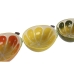 Snack Bowl Home ESPRIT Yellow Green Stoneware Lemon 23,5 x 17 x 7,5 cm (3 Units)