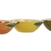 Zdjelica za Grickalice Home ESPRIT Rumena Zelena Gres Keramika Limun 23,5 x 17 x 7,5 cm (3 kom.)