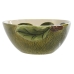 Bol pentru Aperitive Home ESPRIT Galben Verde Gresie Lămâie 23,5 x 17 x 7,5 cm (3 Unități)