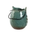 Felinar Home ESPRIT Rumena Jade Kovina Porcelan Sova 12 x 12 x 15 cm (2 kosov)