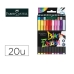 Marker-Set Faber-Castell 116452 Bunt (20 Stücke)