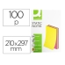 Sticky Notes Q-Connect KF14525 210 x 297 mm Multicolour